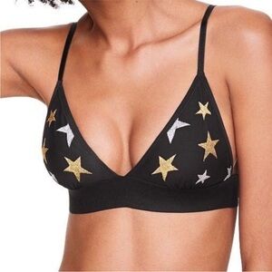 VS PINK metallic star bralette